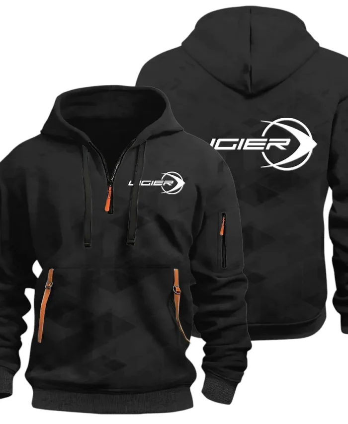 Racing Vibe Hoodie Half Zip 3D Print, Casual Fit for Everyday Wear Hoodie CAR514 - Black