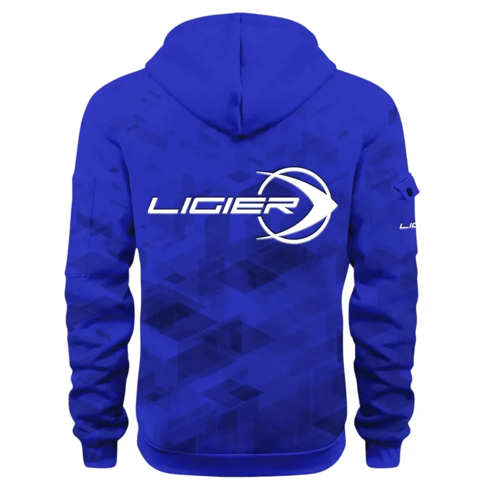 Racing Vibe Hoodie Half Zip 3D Print, Casual Fit for Everyday Wear Hoodie CAR514 - Blue - Image 3