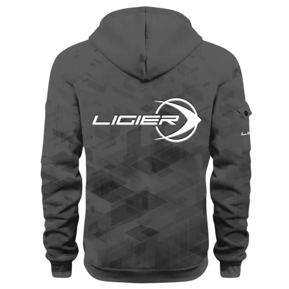 Racing Vibe Hoodie Half Zip 3D Print, Casual Fit for Everyday Wear Hoodie CAR514 - Dark Gray - Image 3