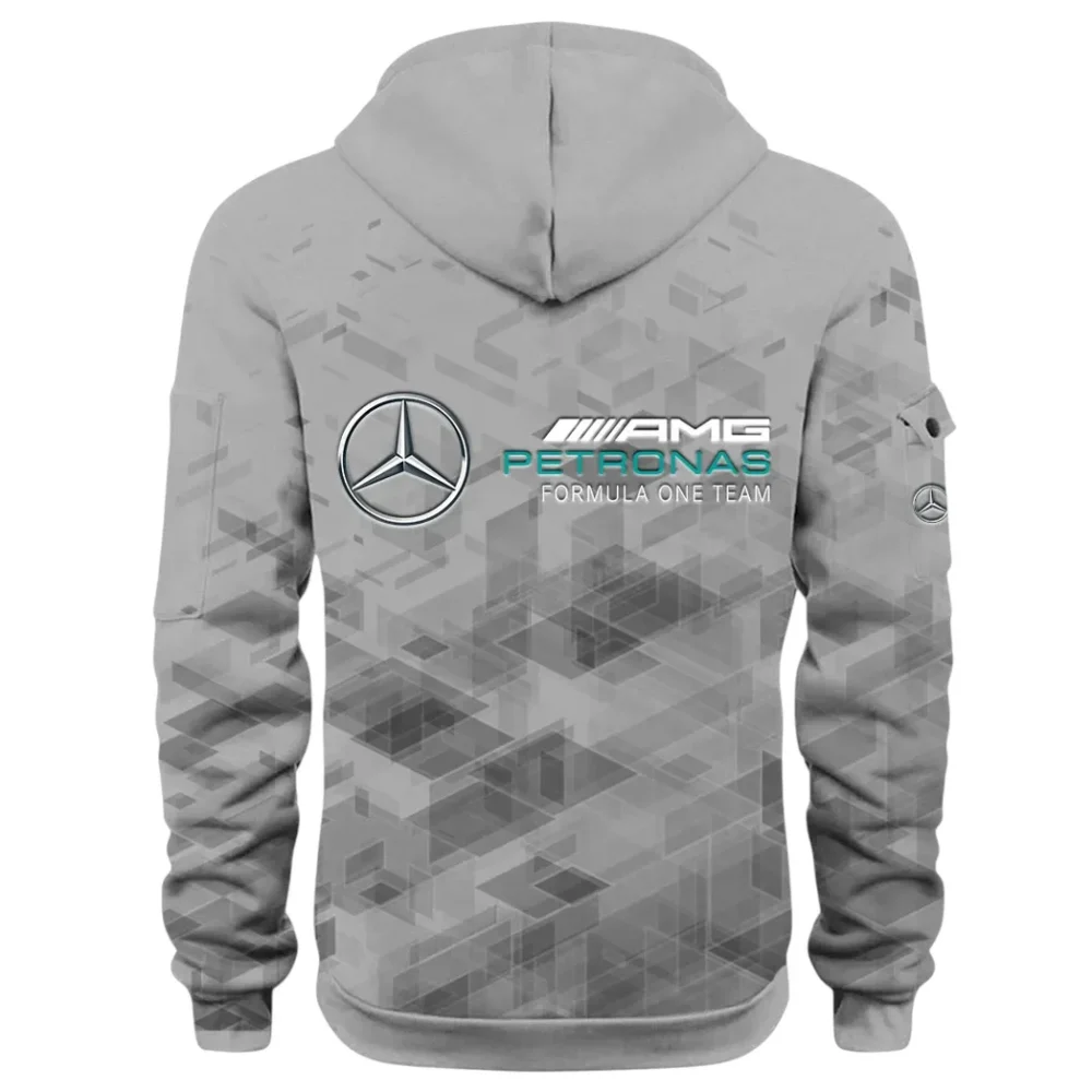 Road Spirit Hoodie Half Zip 3D Print, Comfortable Daily Hoodie CAR514 - Gray - Image 3
