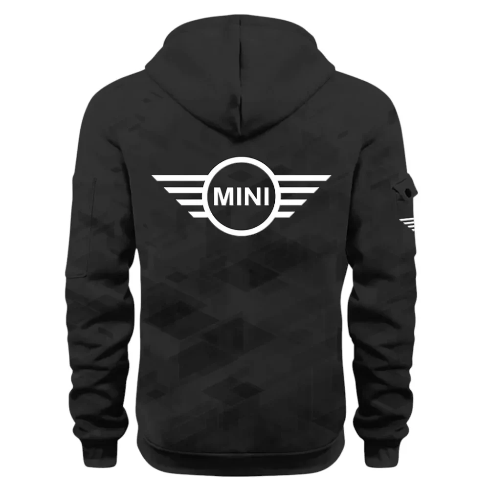 Car Zippy Compact Hoodie Half Zip 3D Print, Casual Fit for Everyday Wear Hoodie CAR514 - Black - Image 3