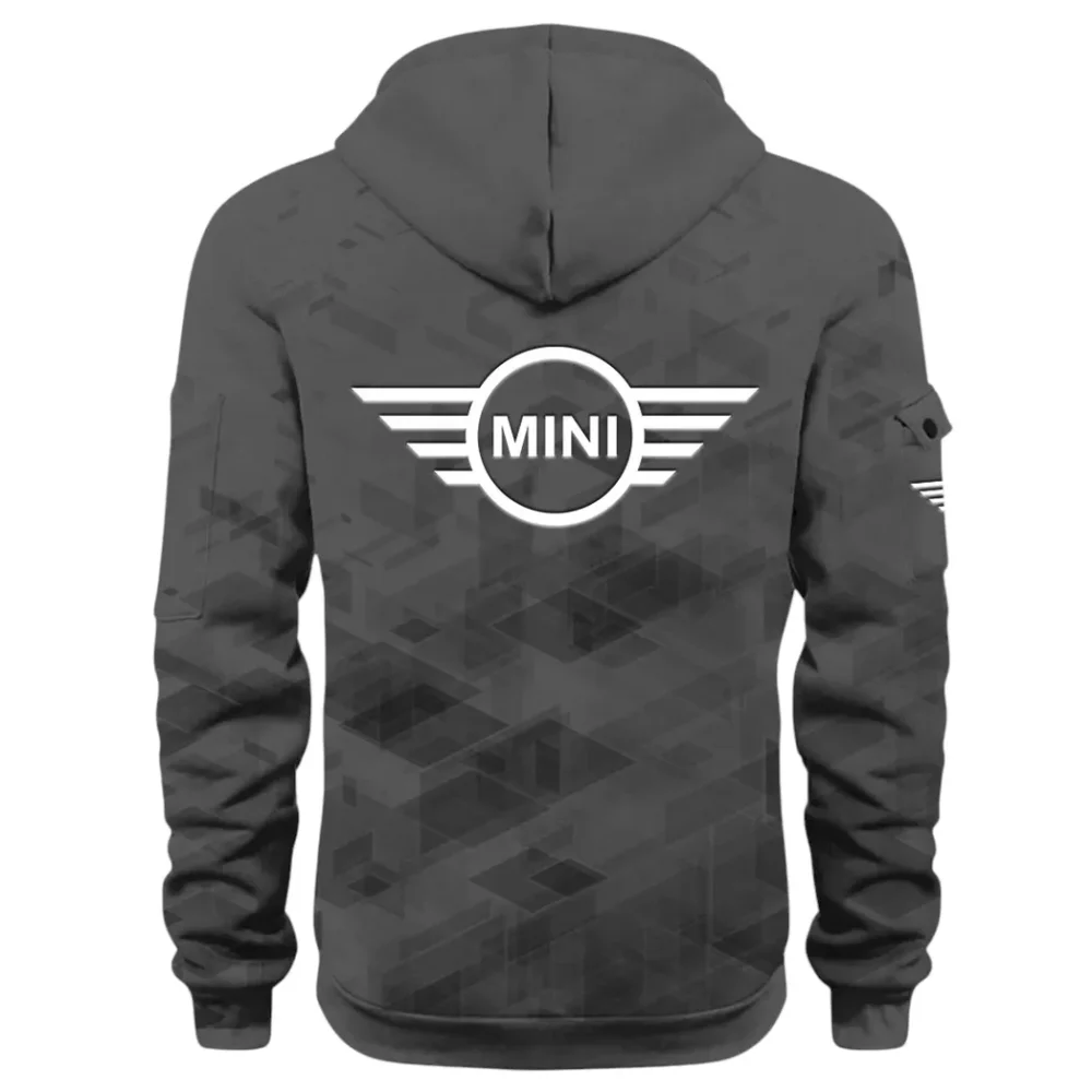 Car Zippy Compact Hoodie Half Zip 3D Print, Casual Fit for Everyday Wear Hoodie CAR514 - Dark Gray - Image 3