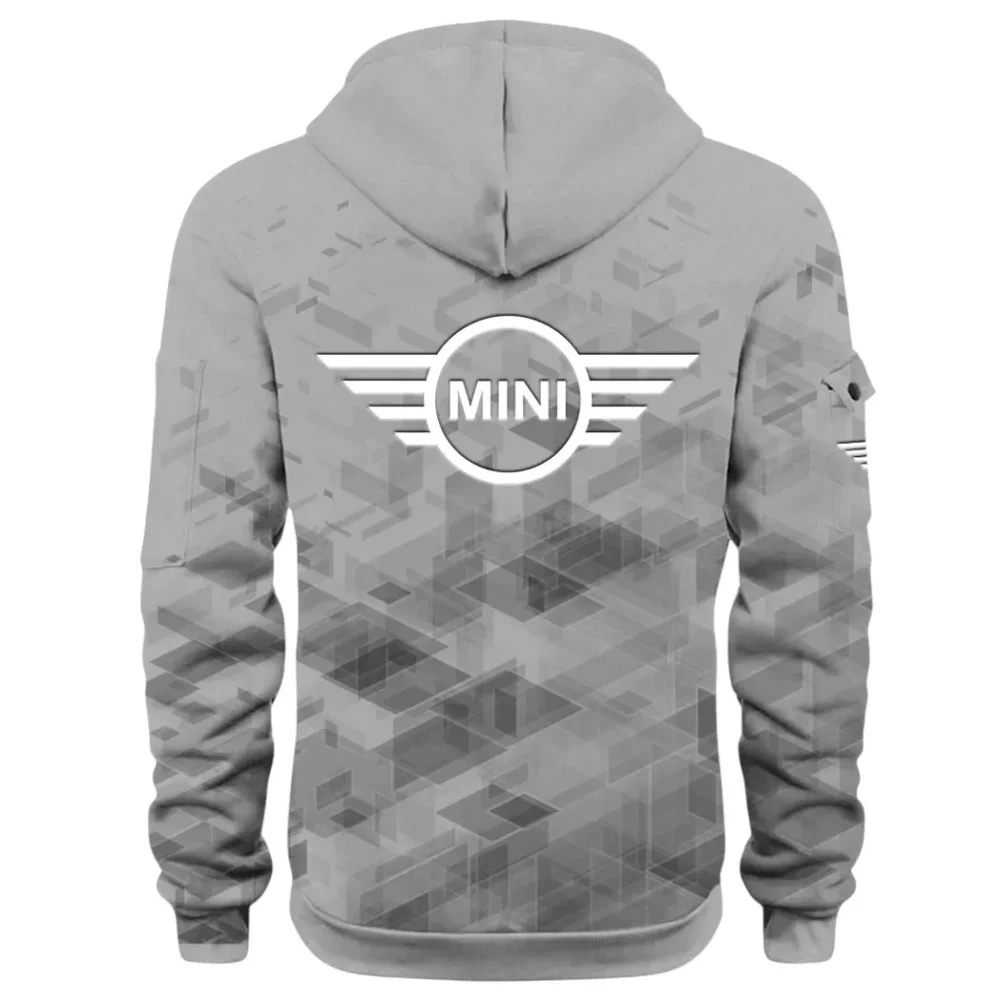 Car Zippy Compact Hoodie Half Zip 3D Print, Casual Fit for Everyday Wear Hoodie CAR514 - Gray - Image 3