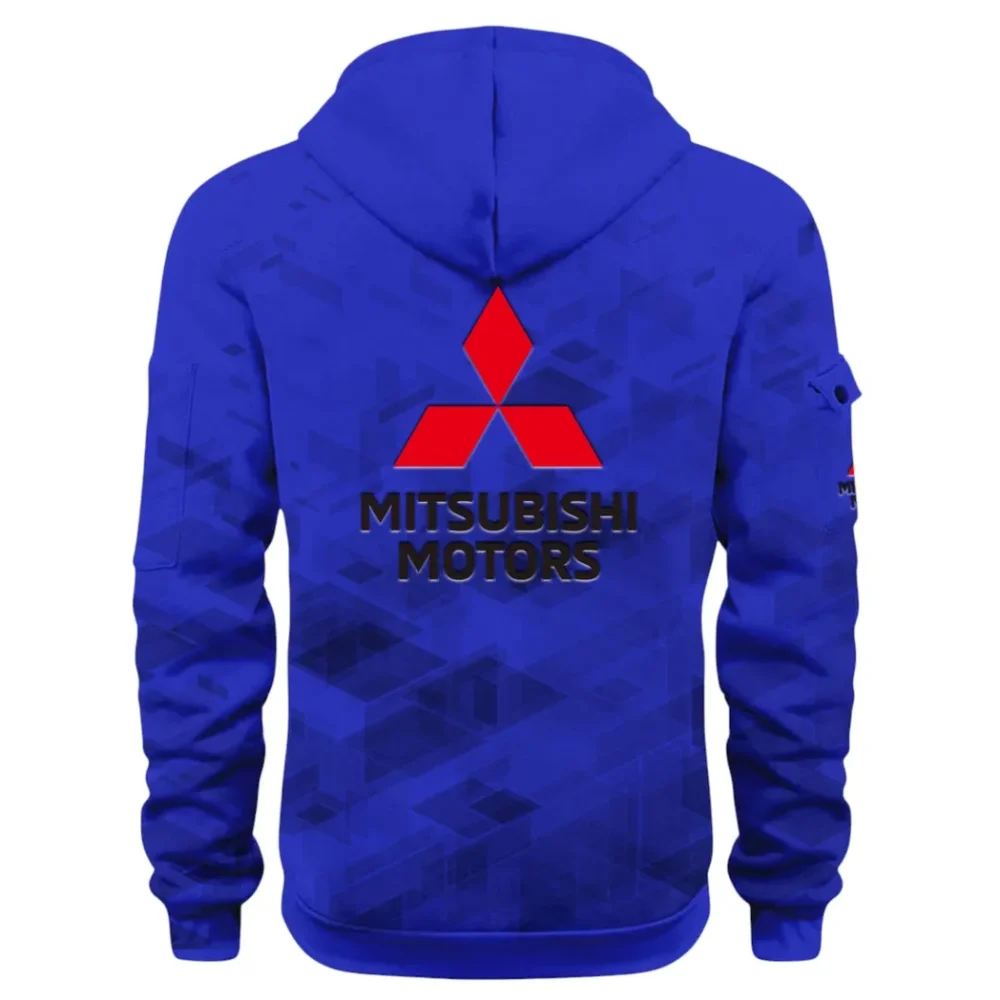 Off-Road SUV Hoodie Half Zip 3D Print, Classic Comfortable Hoodie Style CAR514 - Blue - Image 3