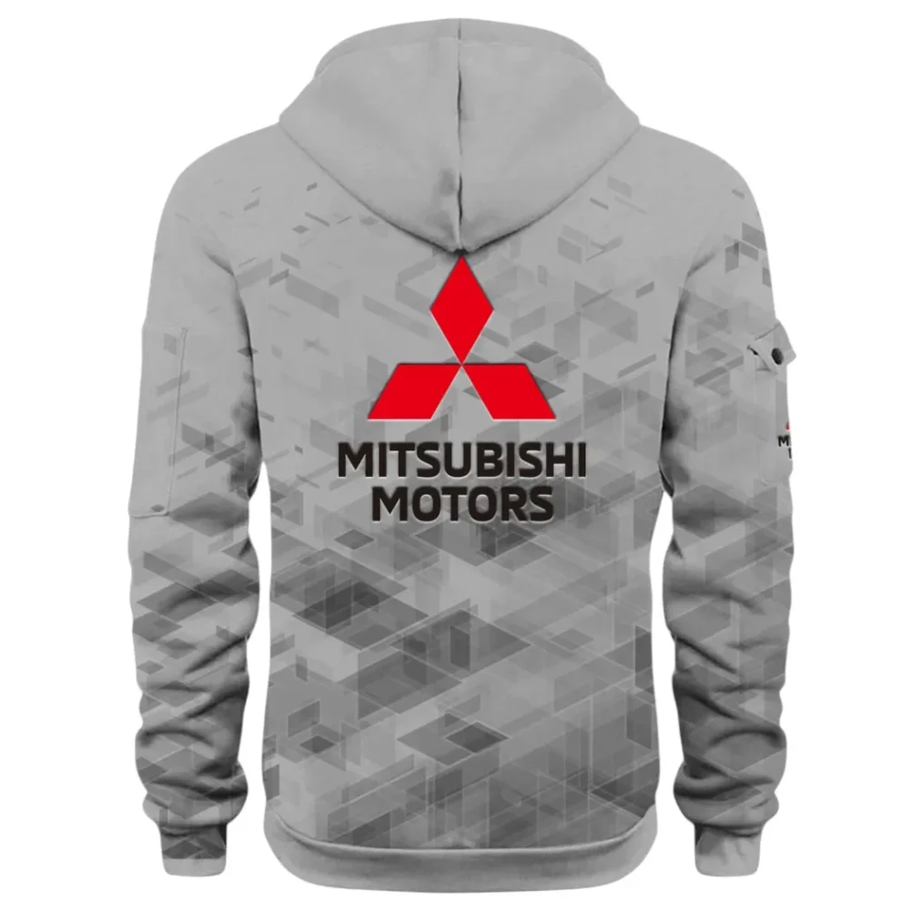 Off-Road SUV Hoodie Half Zip 3D Print, Classic Comfortable Hoodie Style CAR514 - Gray - Image 3