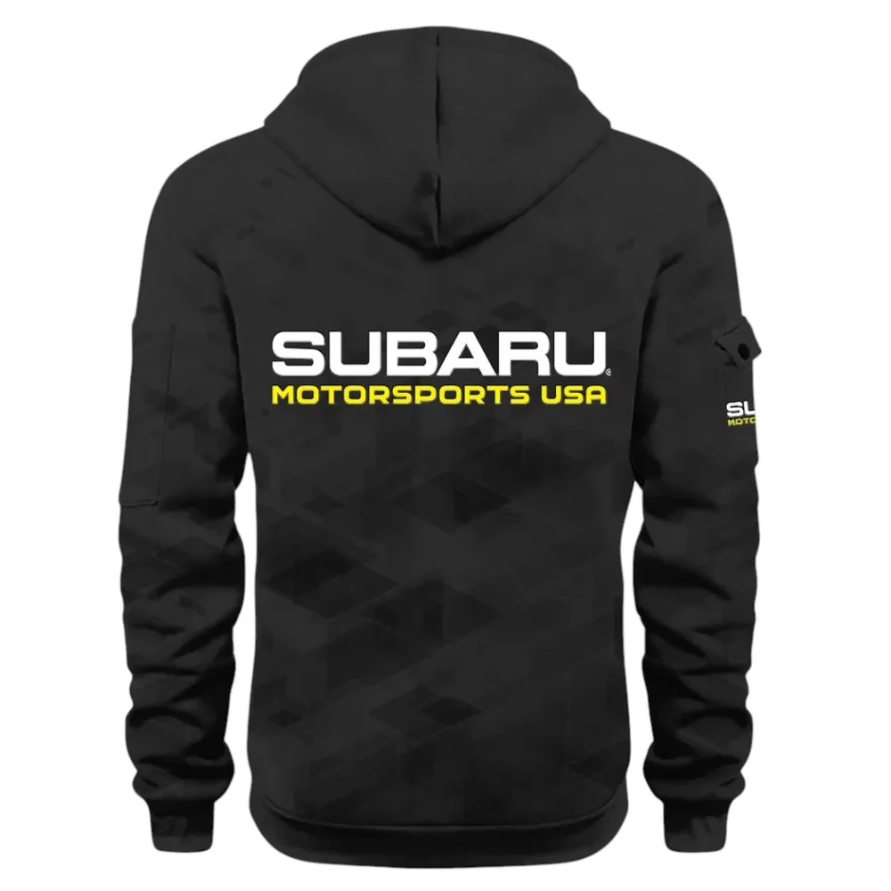 Compact SUV Hoodie Half Zip 3D Print, Sporty Urban Comfort Hoodie CAR514 - Black - Image 3